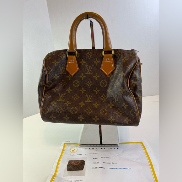 Louis Vuitton Vintage French Company Speedy 25 w/COA - Picture 6 of 17